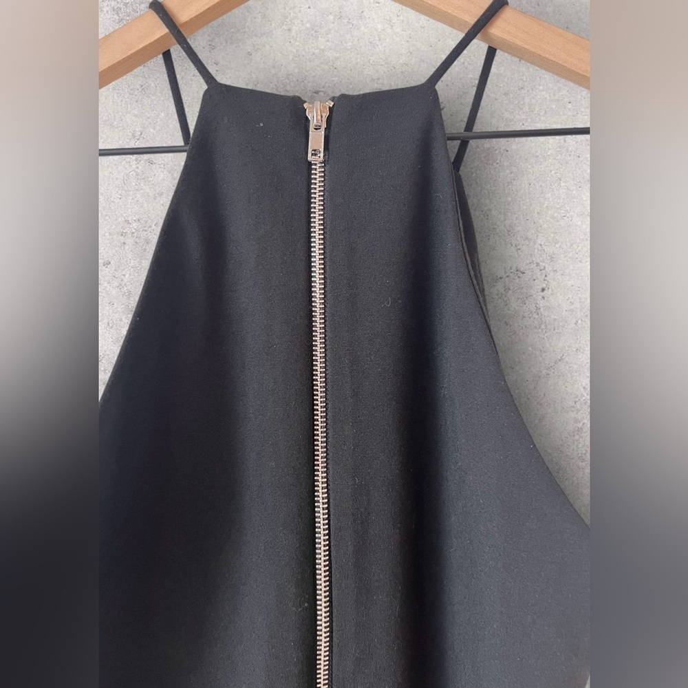 Parker Florence Lace Up Black Mini Dress Size XS - Picture 9 of 10